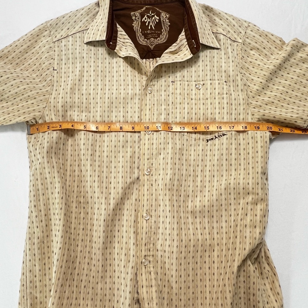 PrAna Men’s Short Sleeve Button-Up Shirt Bundle | Size Large | Boho Casual - Picture 8 of 16